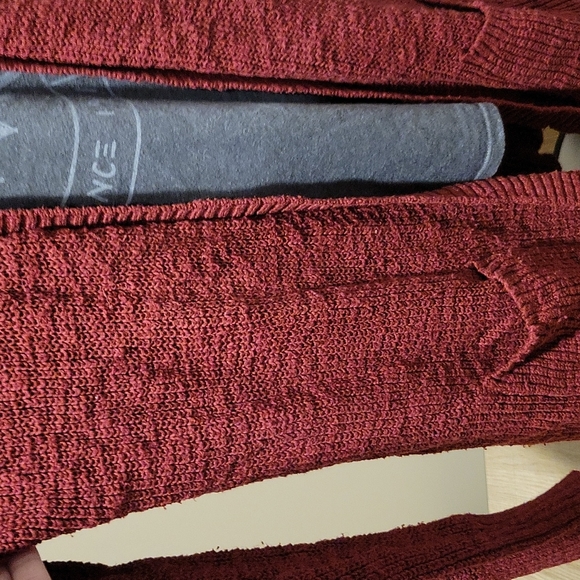 EUC Mossimo Supply Co. Deep Rust Color Cardigan - Picture 2 of 4